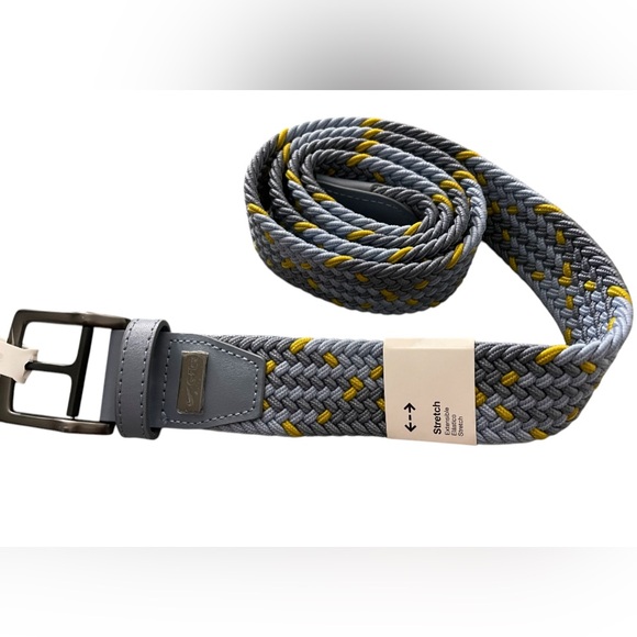 Nike Golf G Flex Woven Stretch Belt Pastel Blue Weave Men's Large (40-42) New - Picture 4 of 5